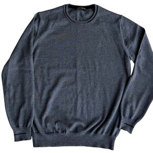 Roberto Cavalli Charcoal Crewneck Sweater